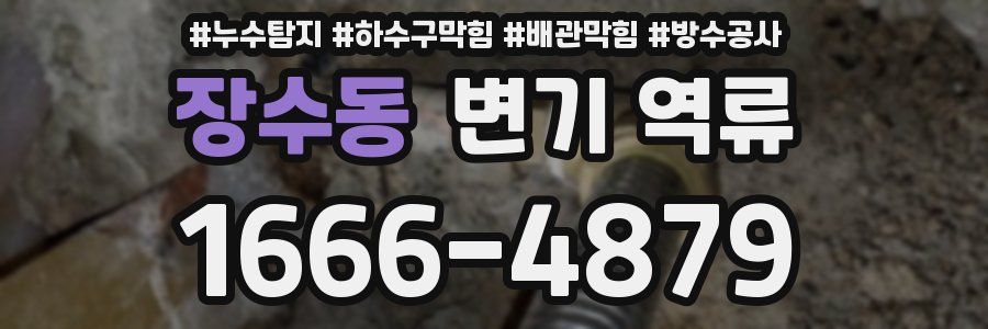 장수동 변기 역류