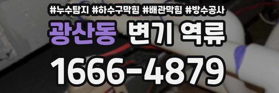 광산동 변기 역류