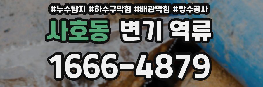 사호동 변기 역류