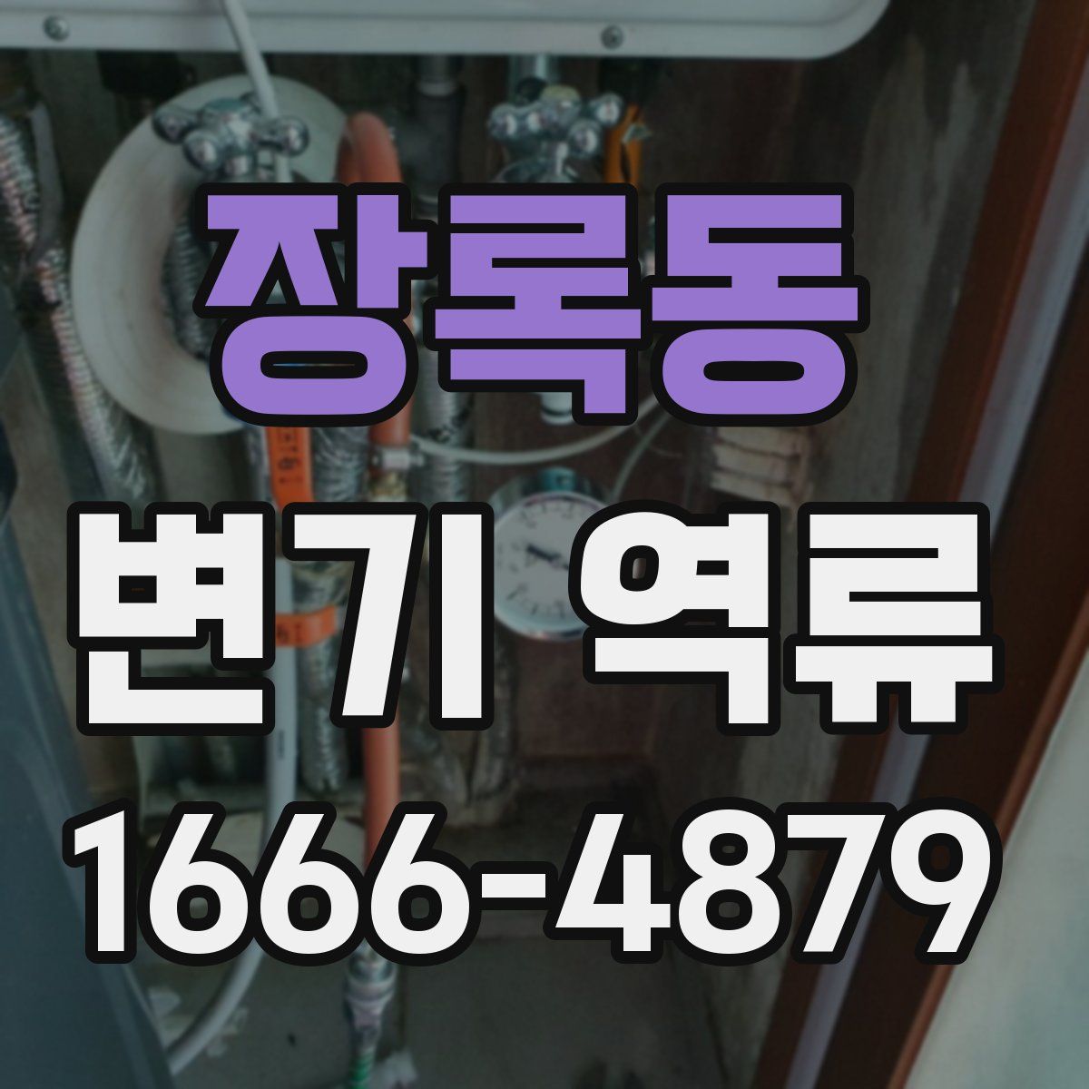 장록동 변기 역류