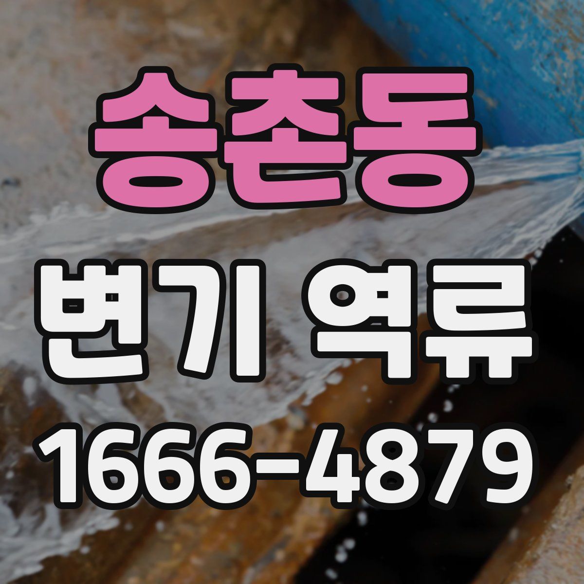 송촌동 변기 역류