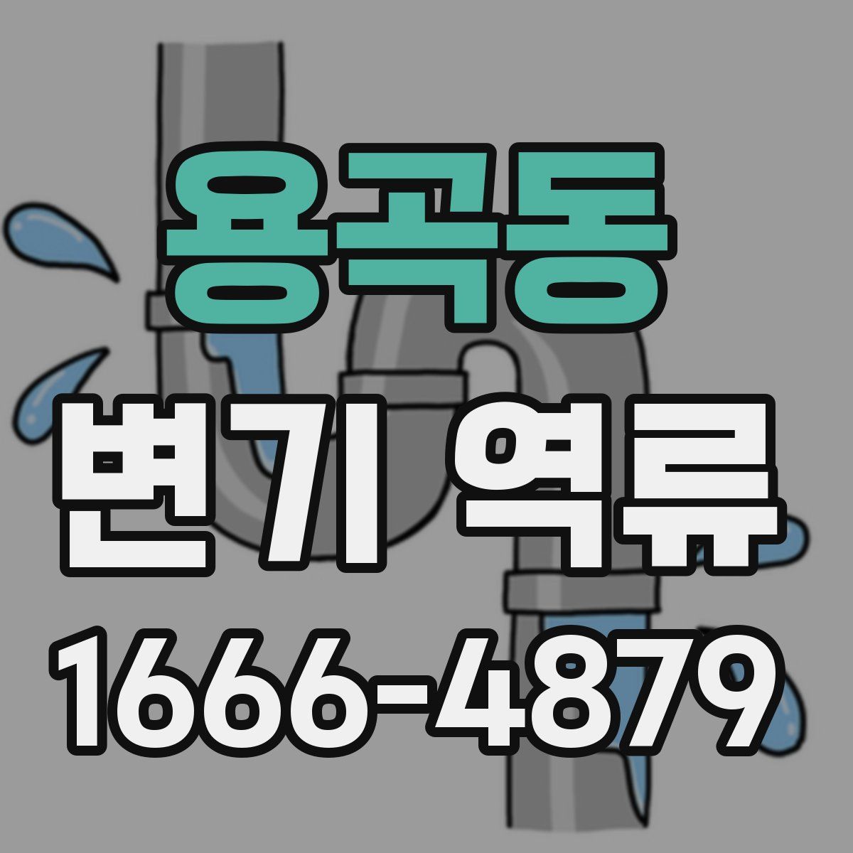 용곡동 변기 역류