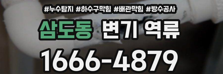 삼도동 변기 역류