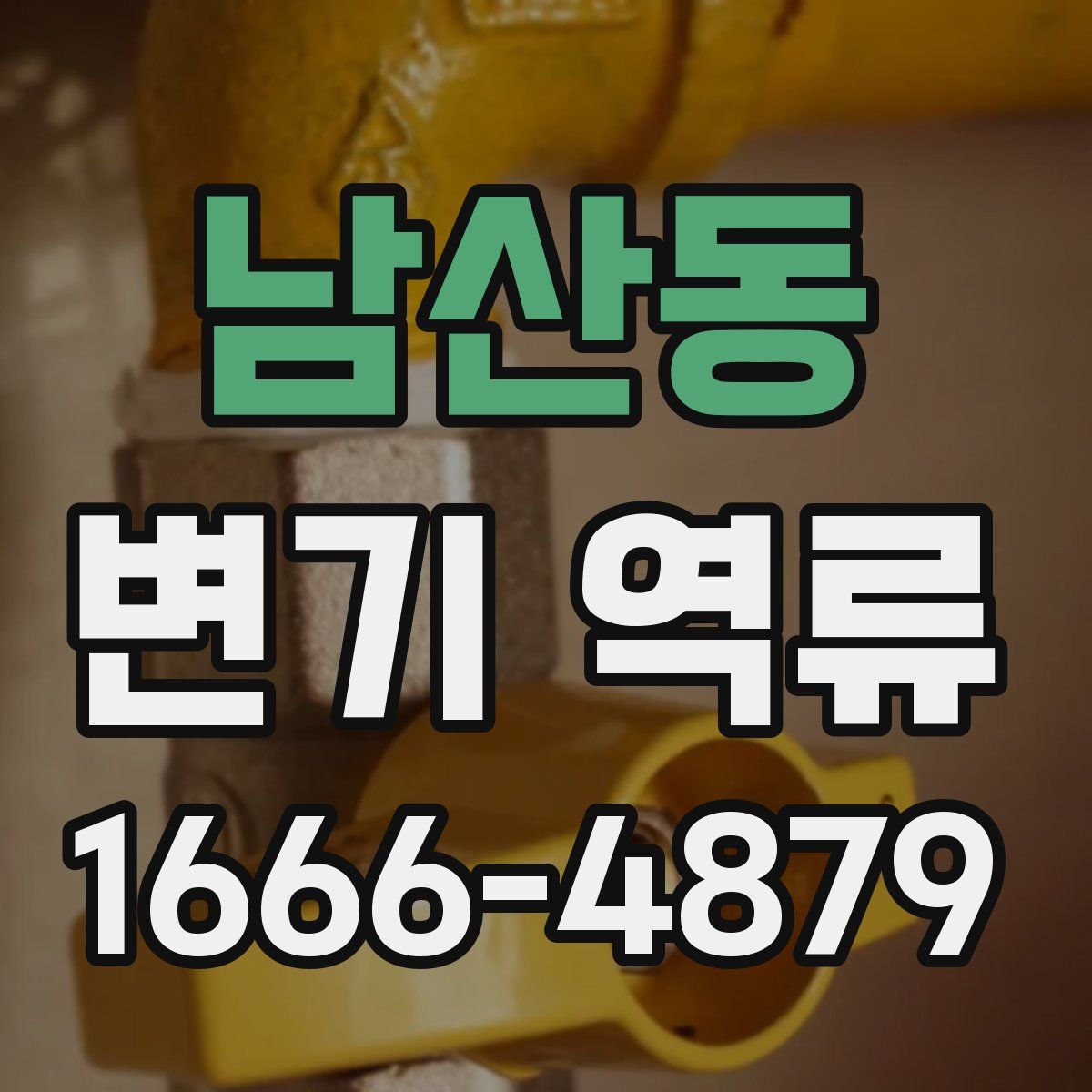남산동 변기 역류
