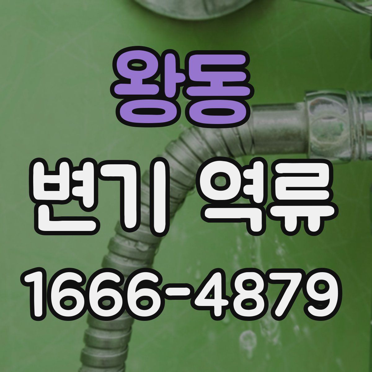 왕동 변기 역류