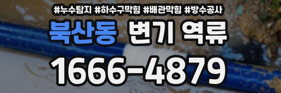 북산동 변기 역류