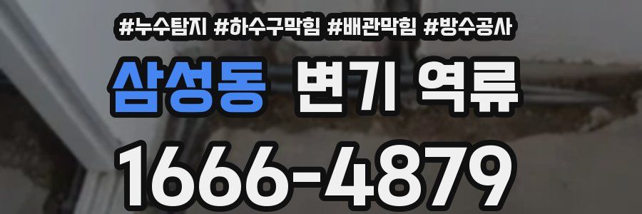 삼성동 변기 역류