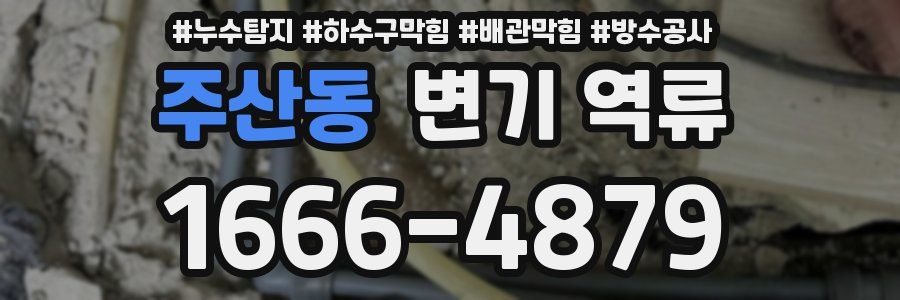 주산동 변기 역류