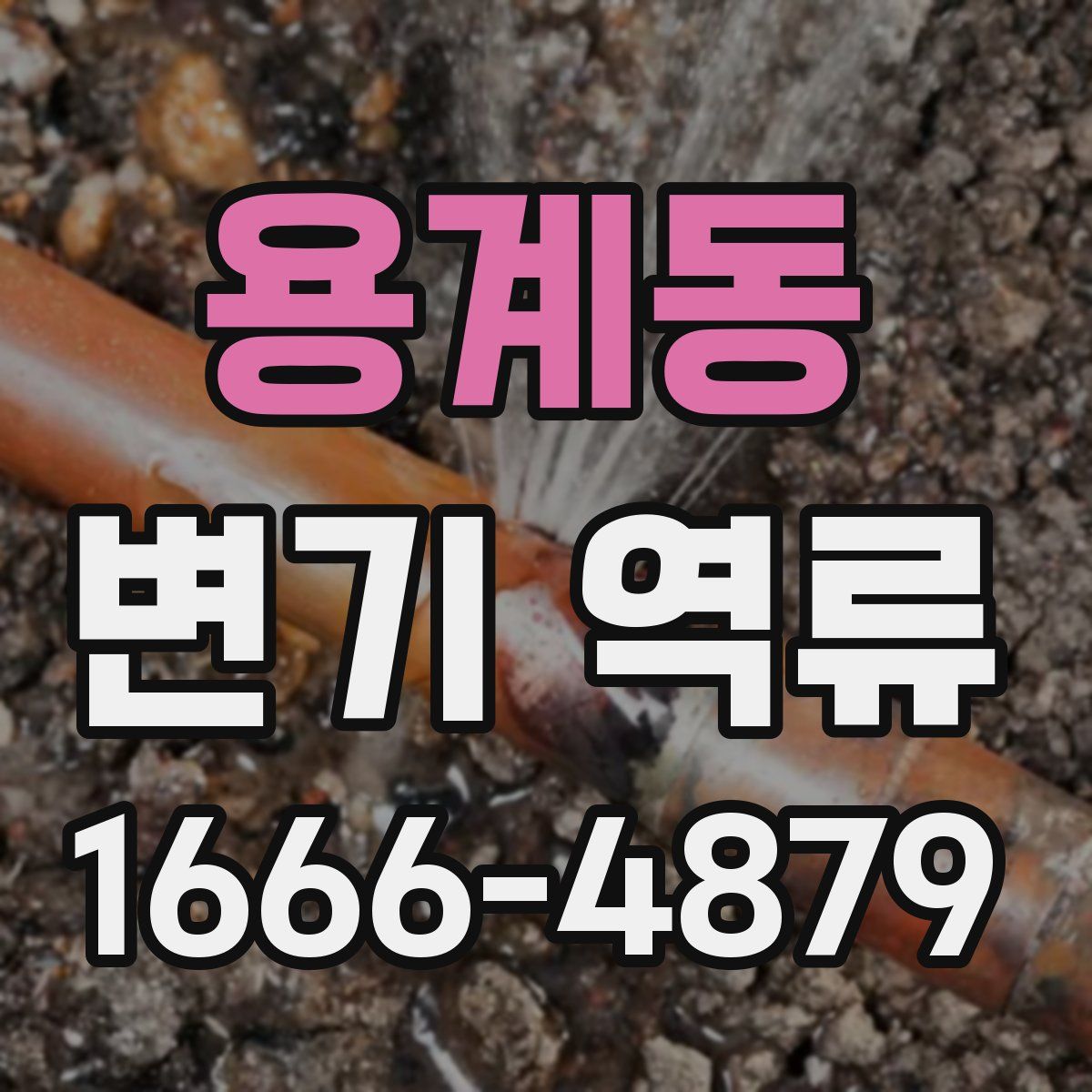 용계동 변기 역류