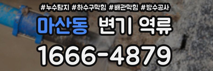 마산동 변기 역류