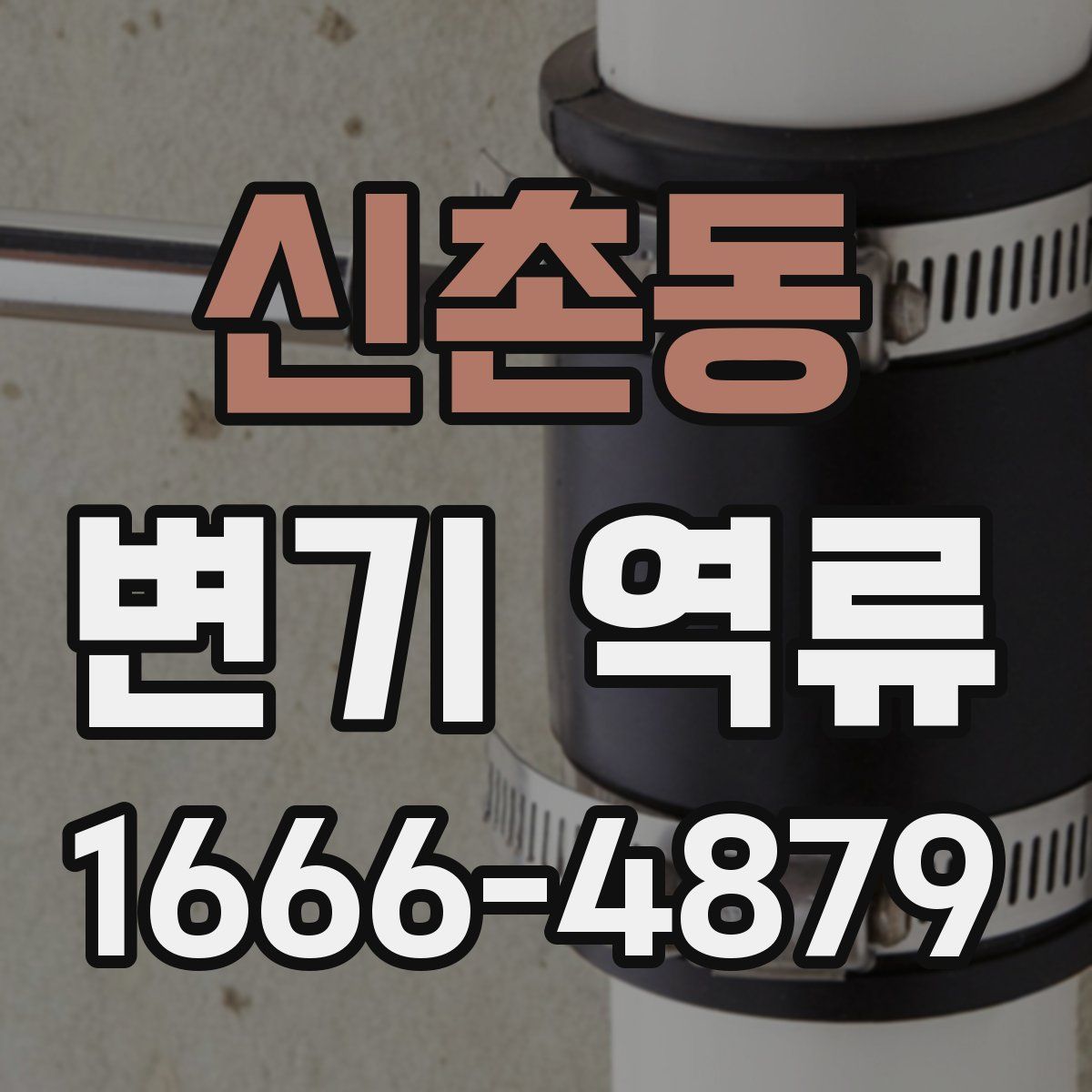 신촌동 변기 역류