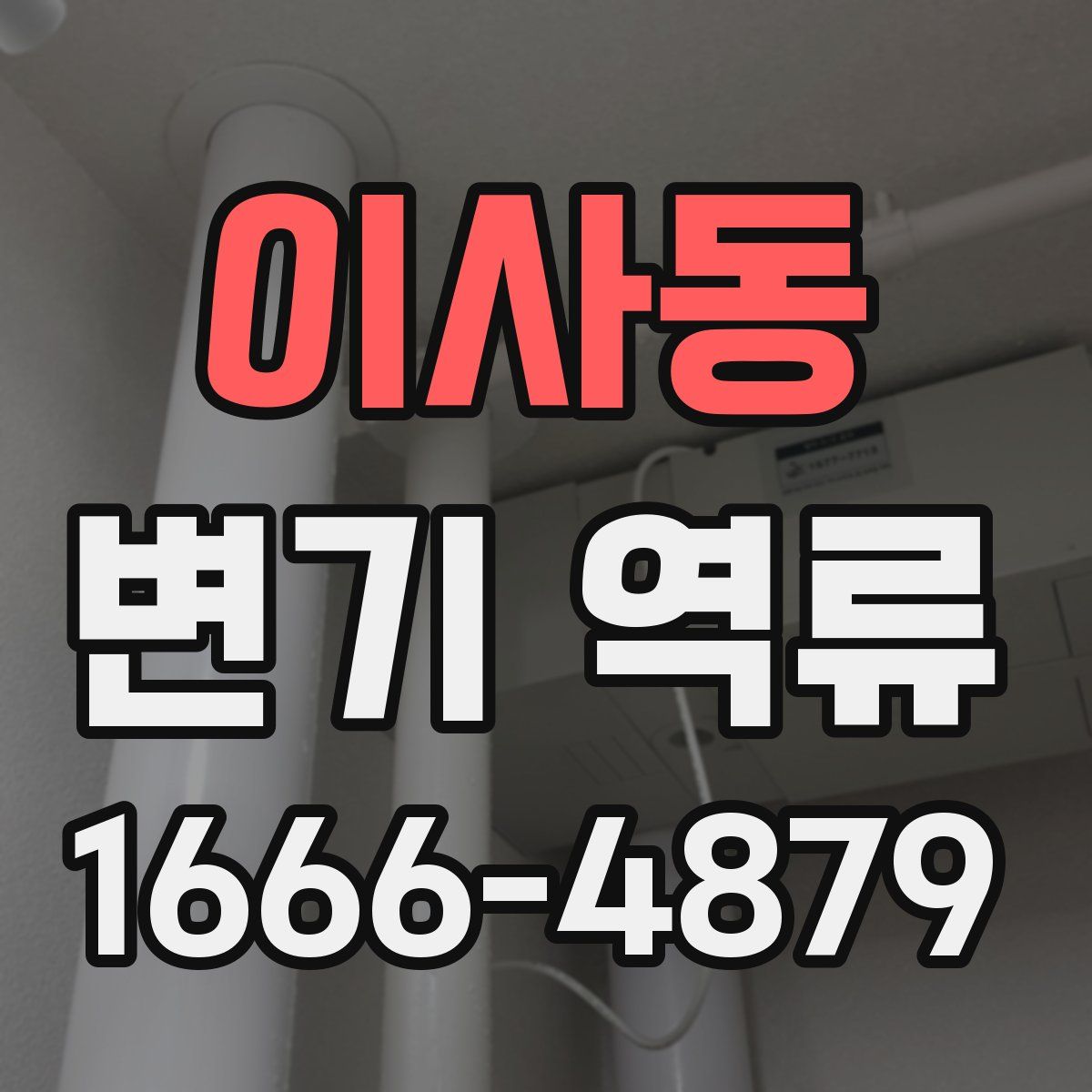 이사동 변기 역류