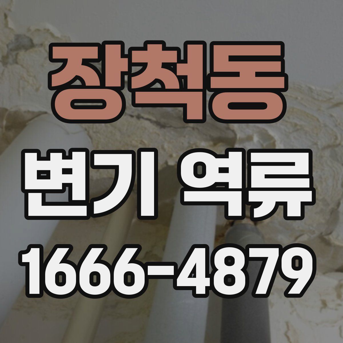 장척동 변기 역류