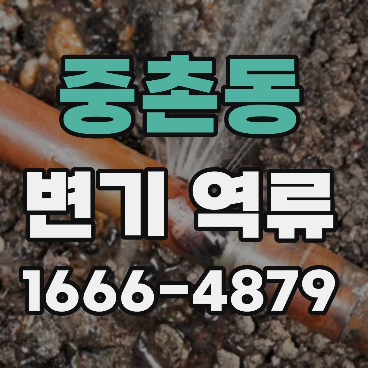 중촌동 변기 역류