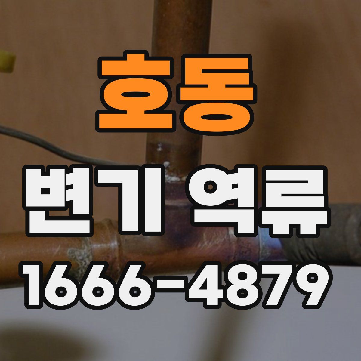 호동 변기 역류