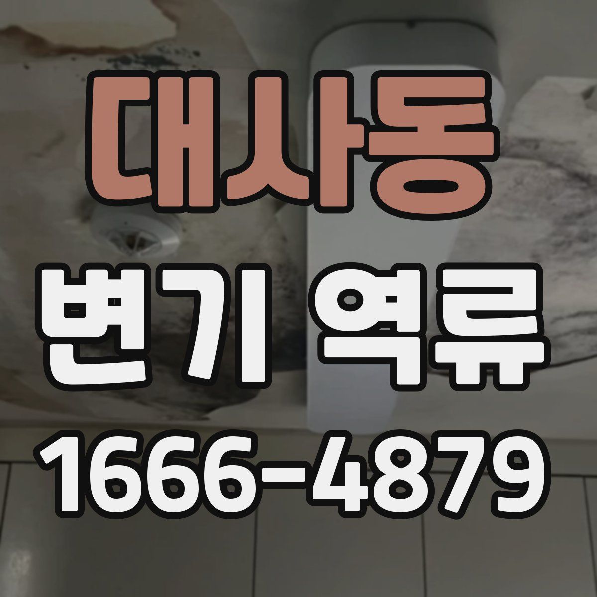대사동 변기 역류