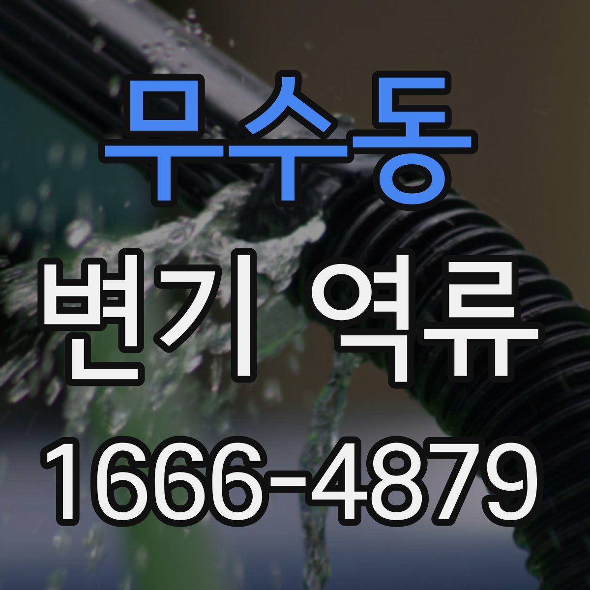 무수동 변기 역류