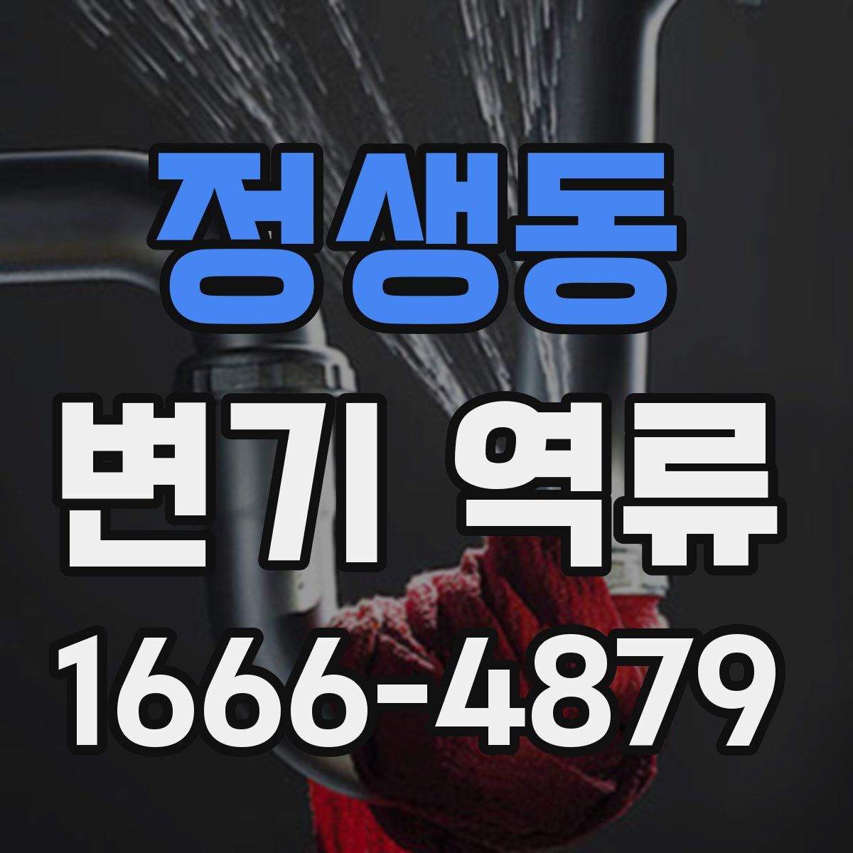 정생동 변기 역류