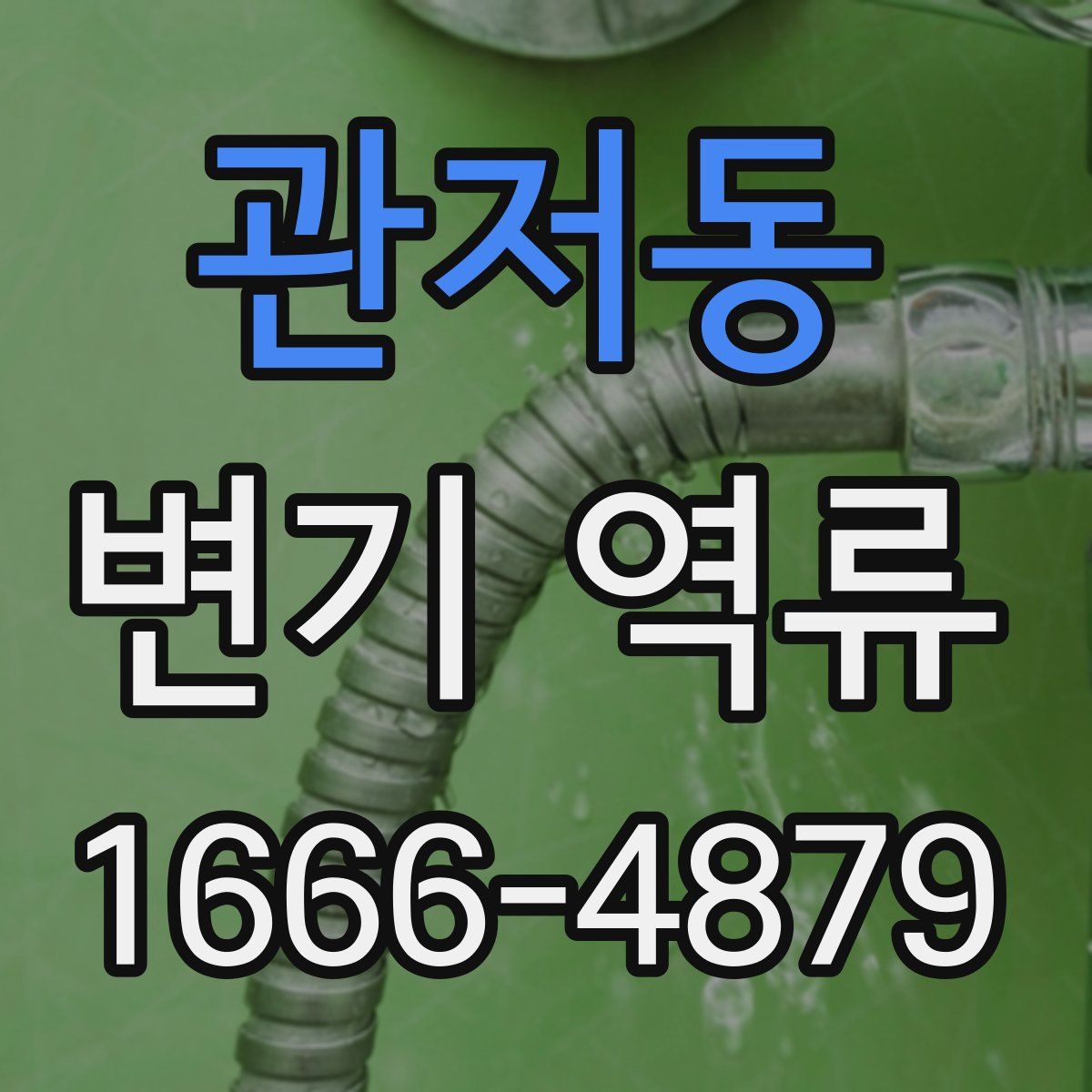 관저동 변기 역류