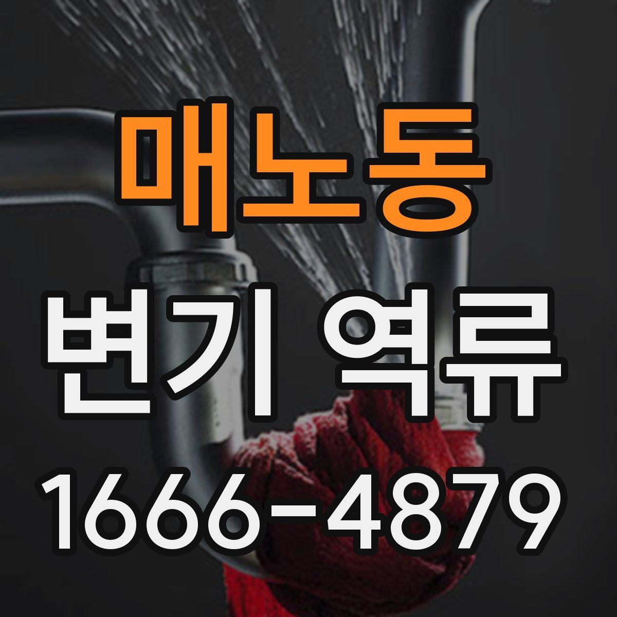 매노동 변기 역류