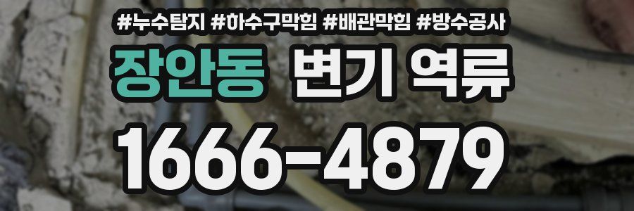 장안동 변기 역류