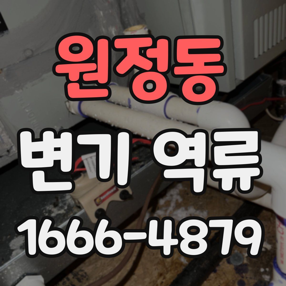 원정동 변기 역류