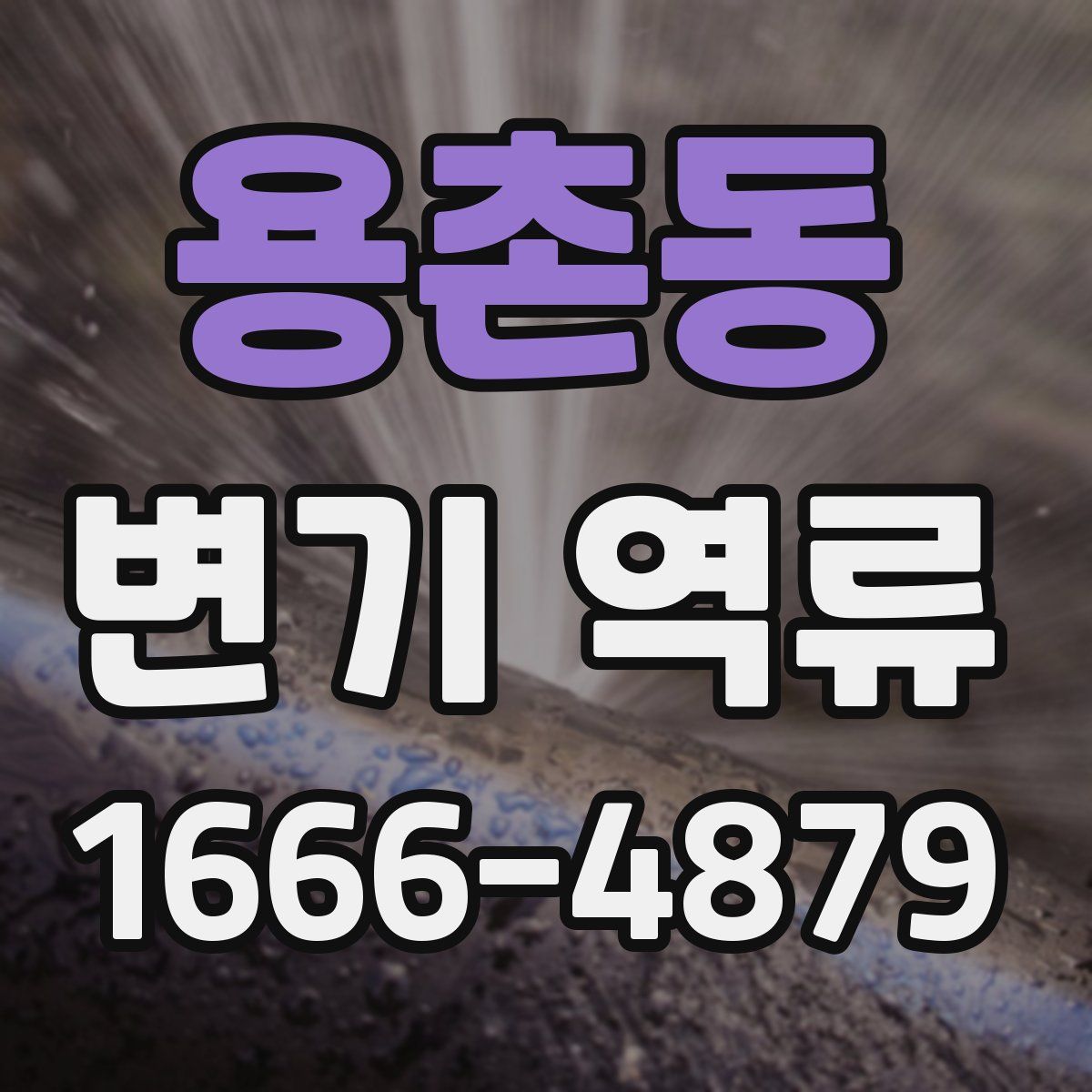 용촌동 변기 역류