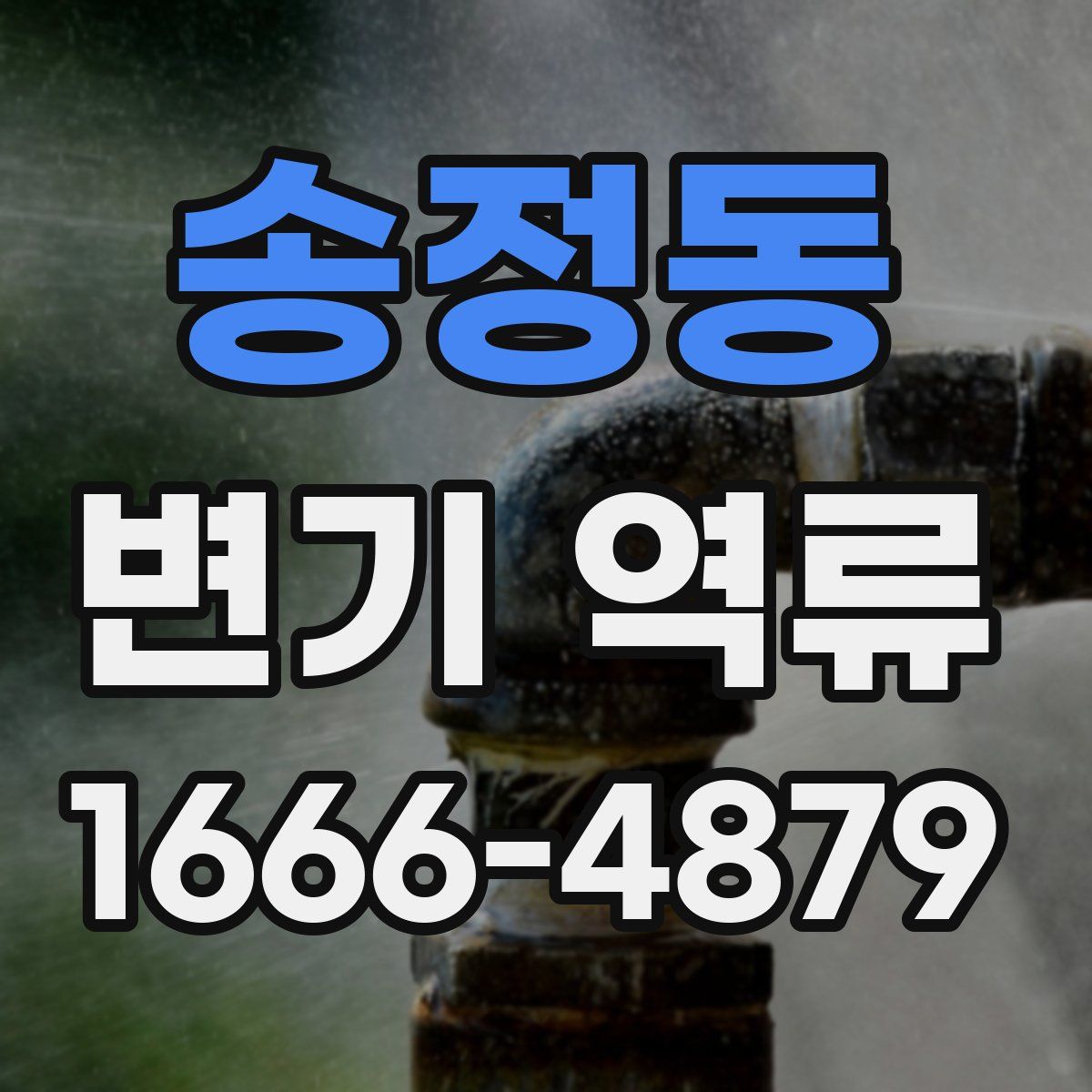 송정동 변기 역류