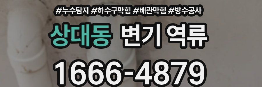 상대동 변기 역류