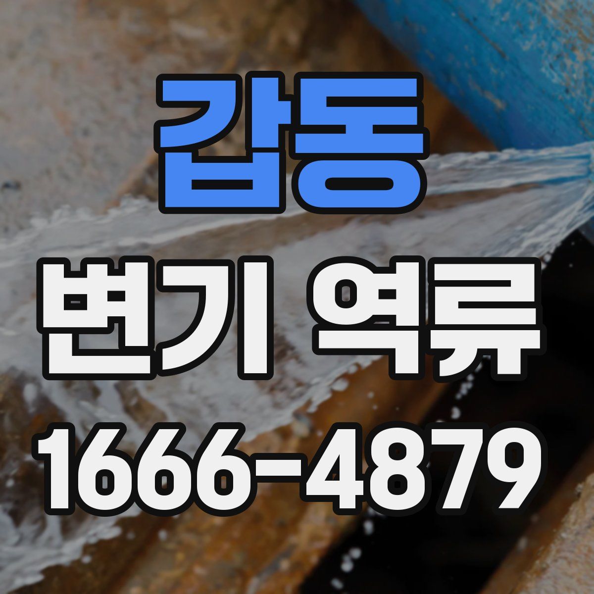 갑동 변기 역류