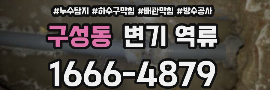 구성동 변기 역류