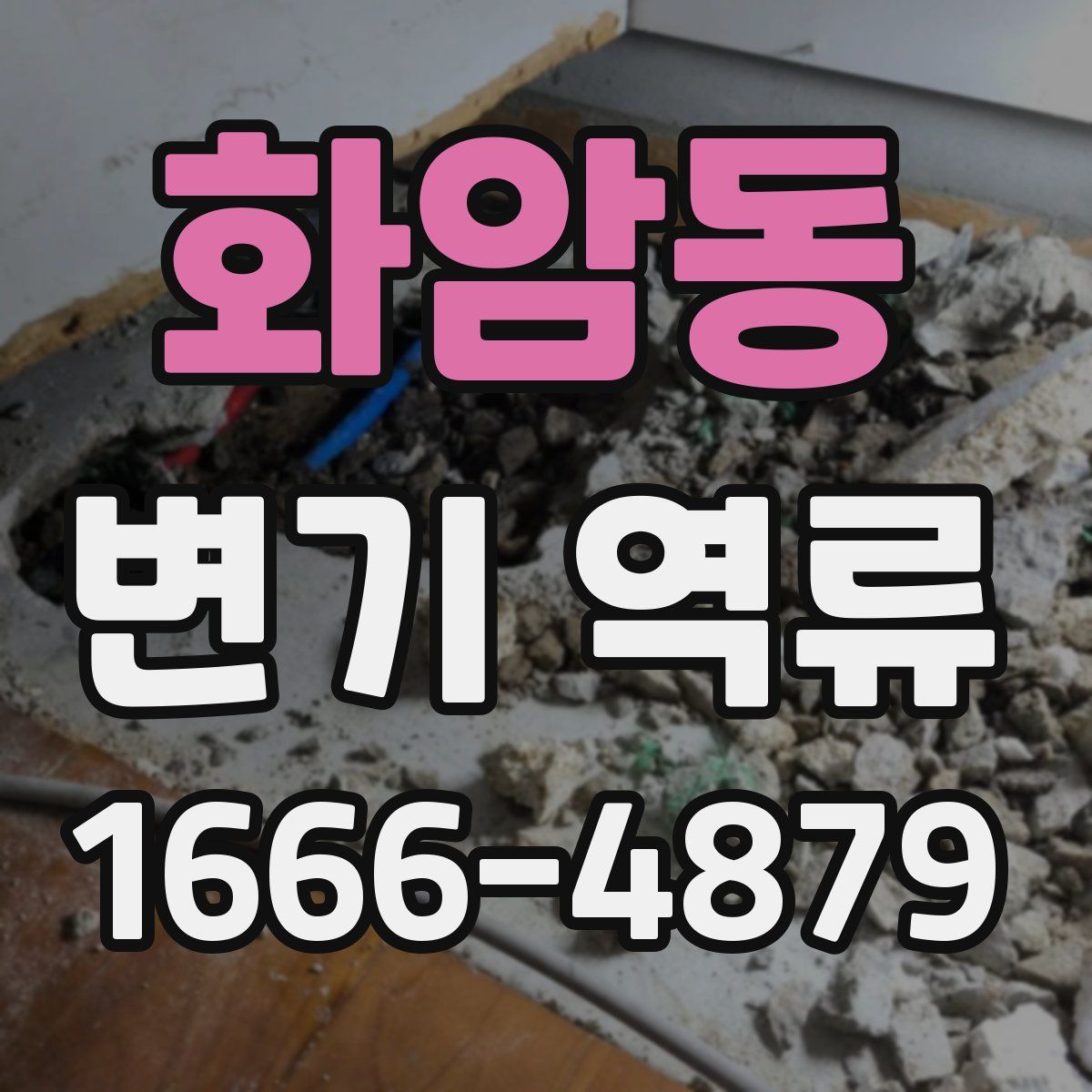 화암동 변기 역류