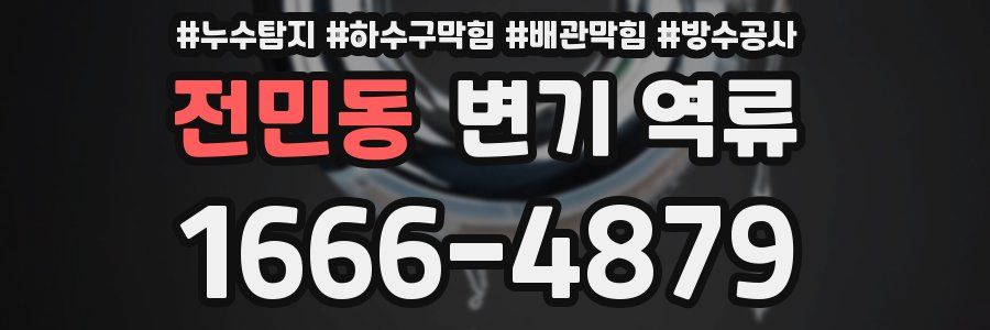 전민동 변기 역류