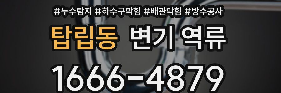 탑립동 변기 역류