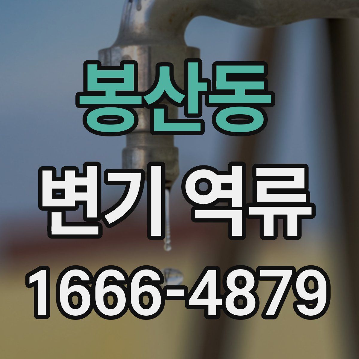 봉산동 변기 역류