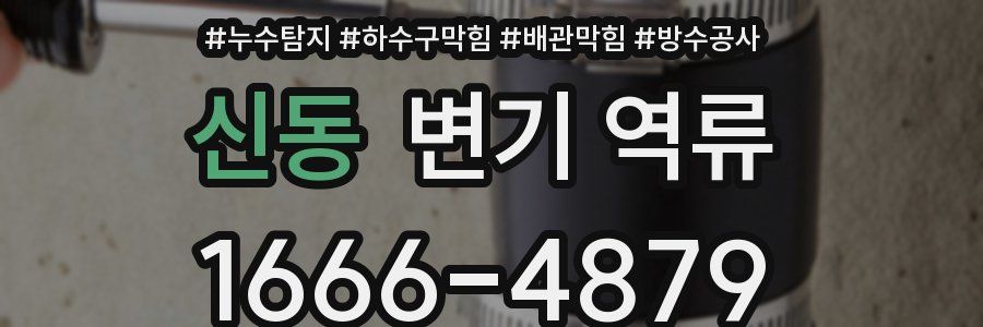 신동 변기 역류