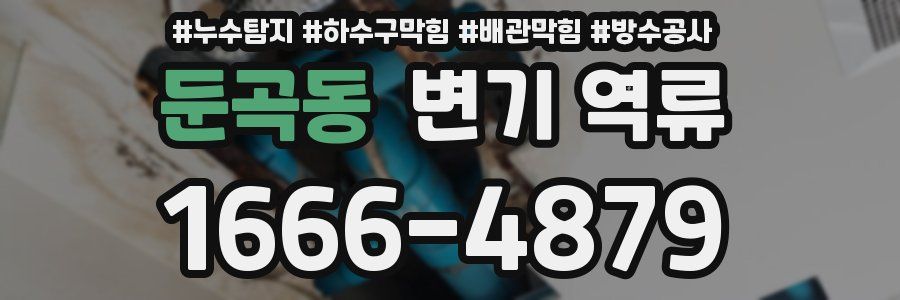 둔곡동 변기 역류