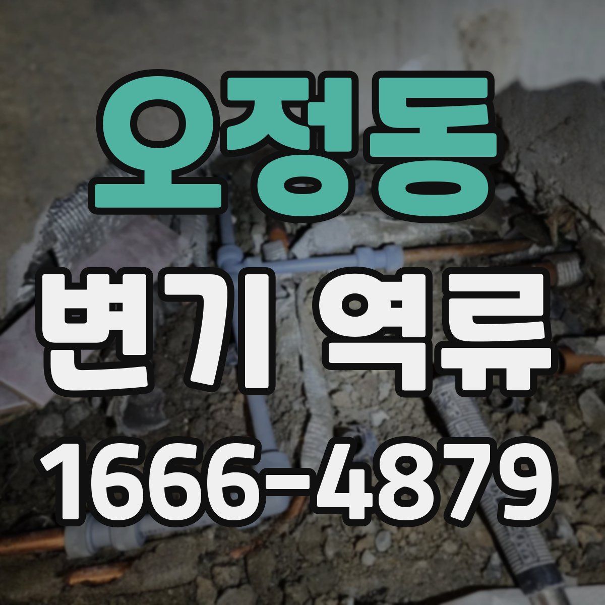오정동 변기 역류