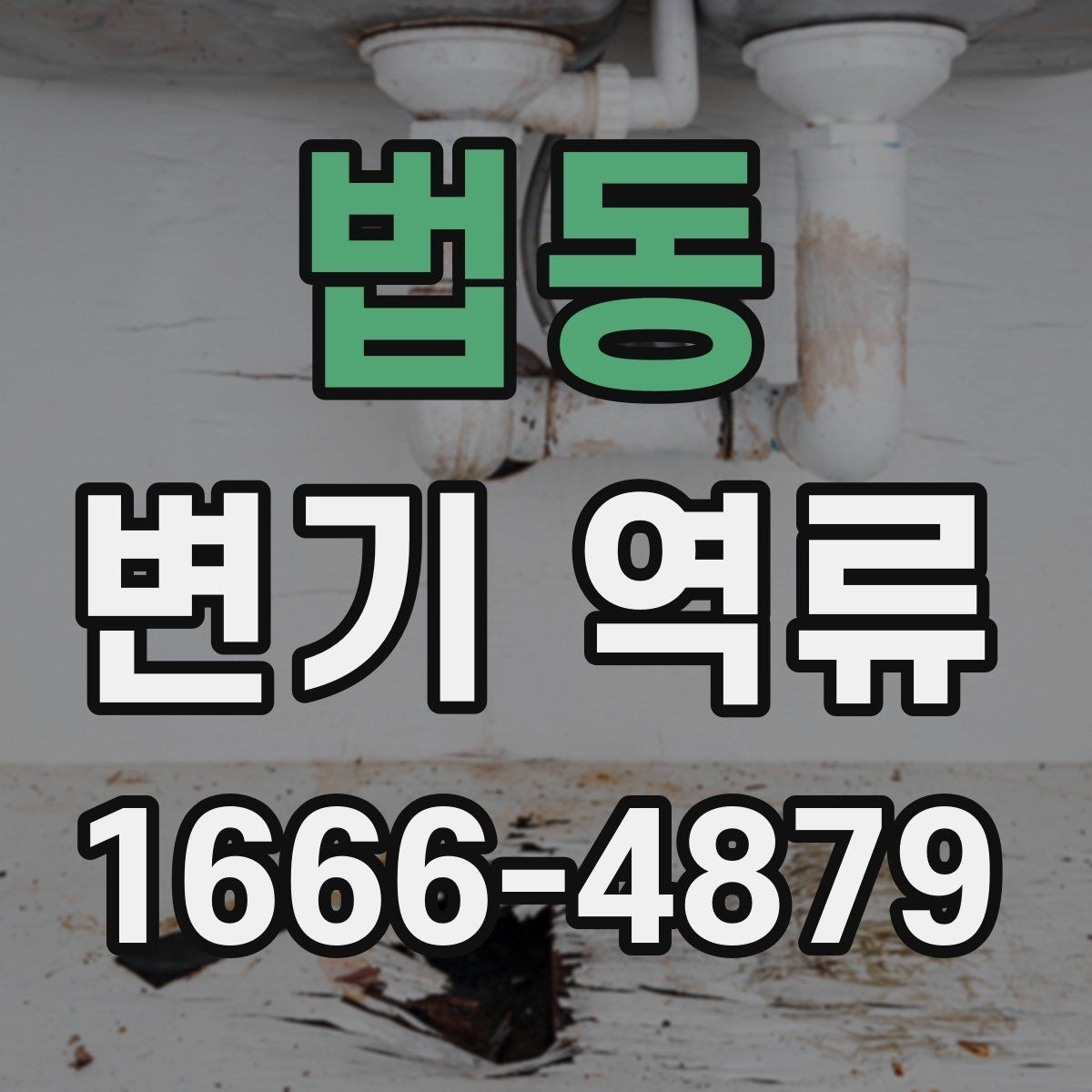 법동 변기 역류 원룸과 아파트에서 차이 나는 이유