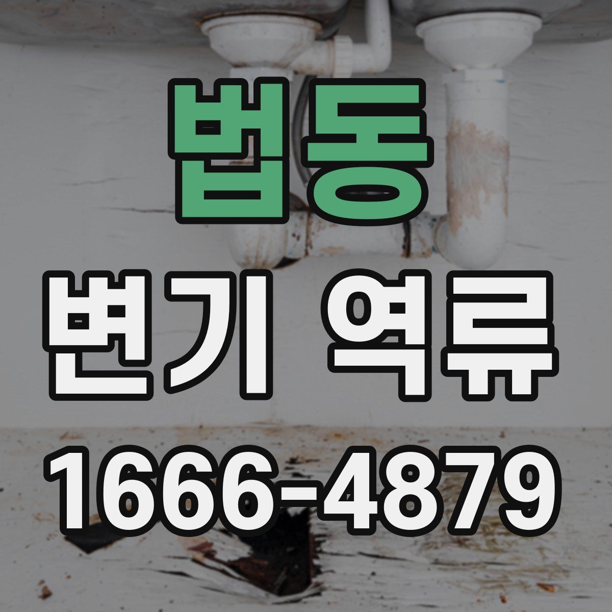 법동 변기 역류