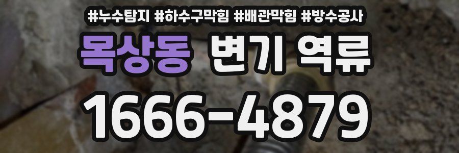 목상동 변기 역류