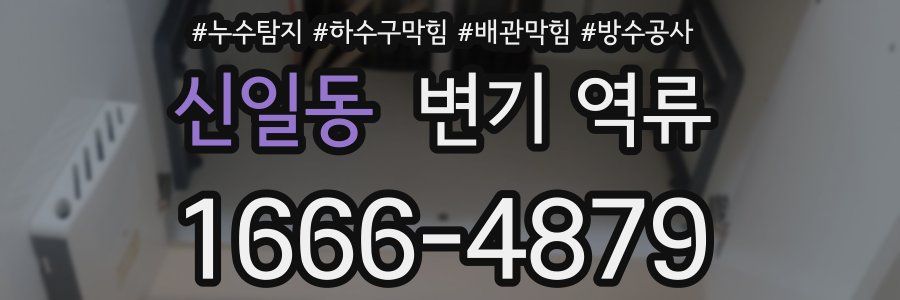 신일동 변기 역류