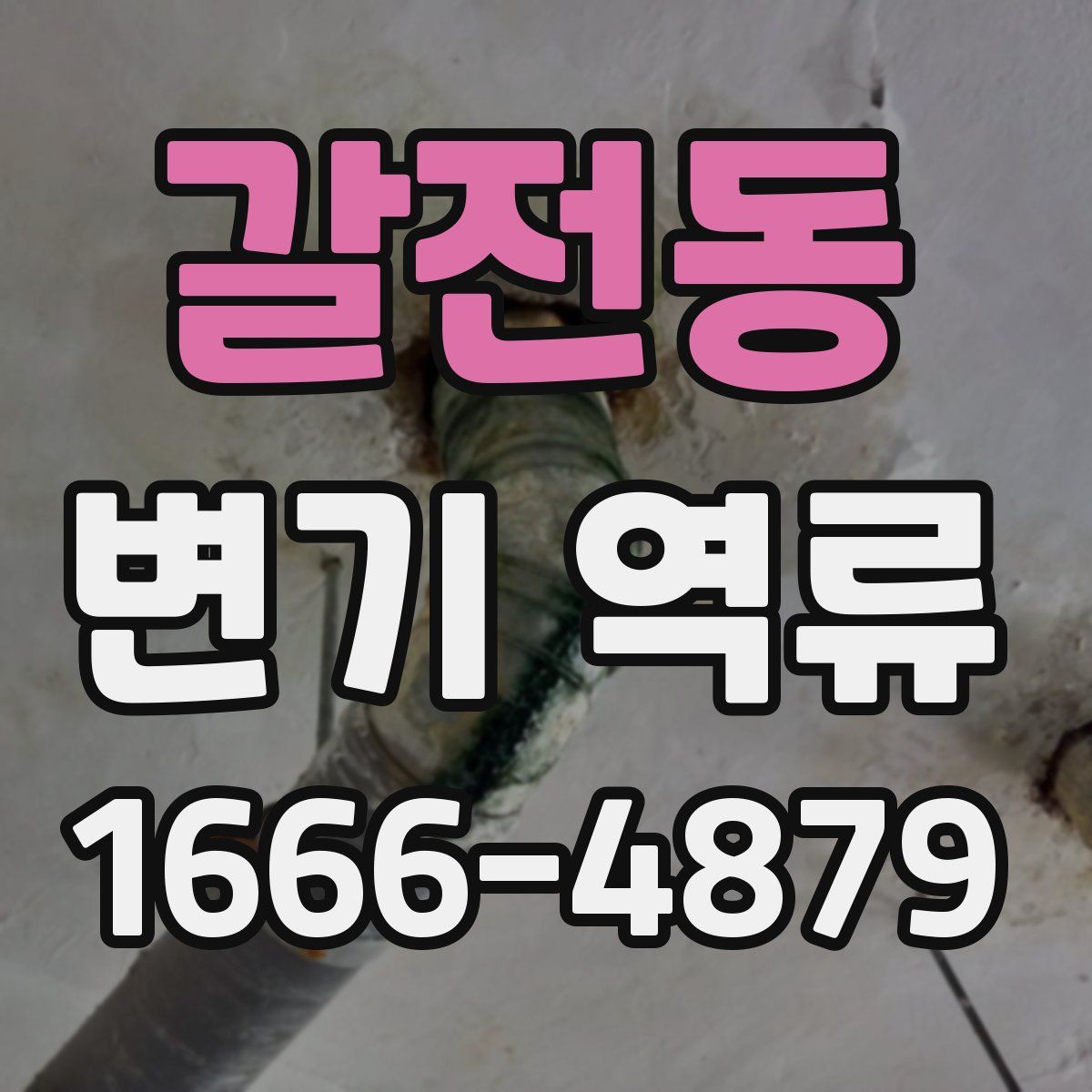 갈전동 변기 역류
