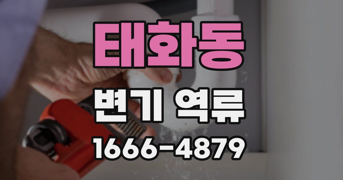 태화동 변기 역류