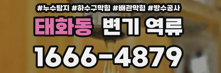 태화동 변기 역류
