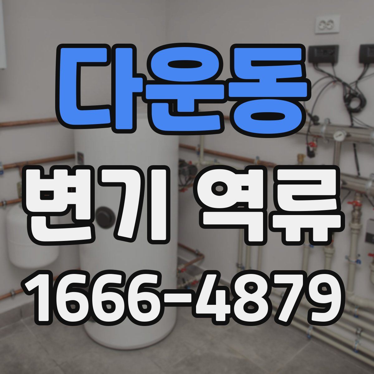 다운동 변기 역류