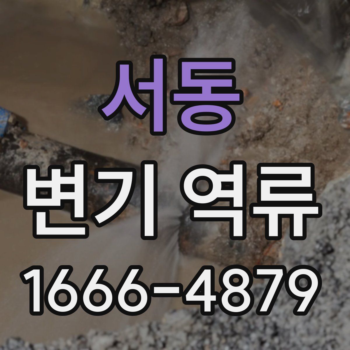 서동 변기 역류