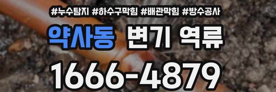약사동 변기 역류