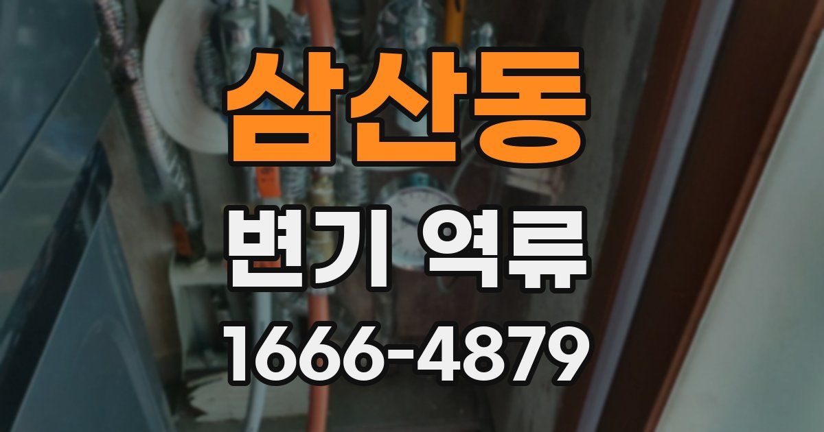 삼산동 변기 역류