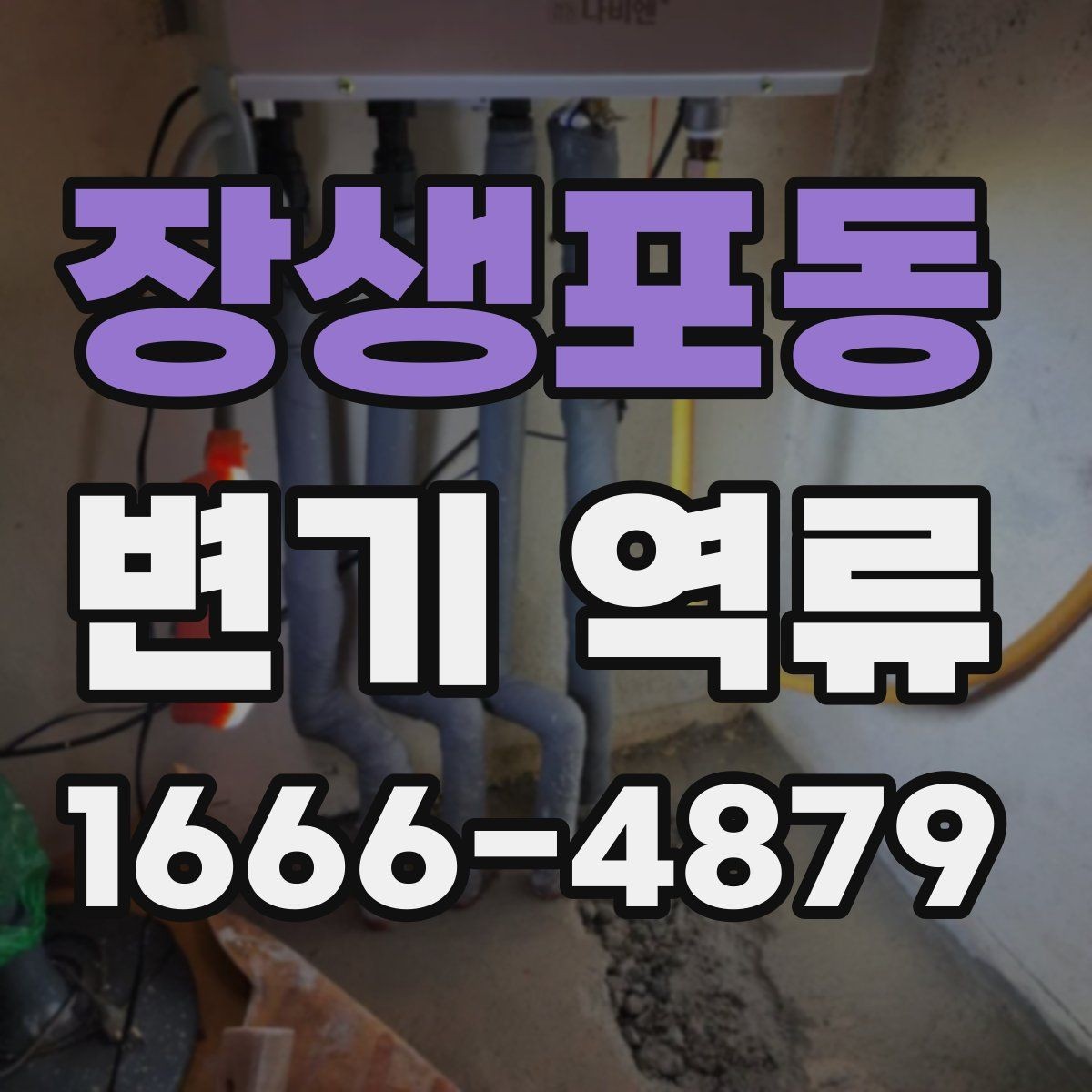 장생포동 변기 역류 겨울철에 더 잦아지는 이유
